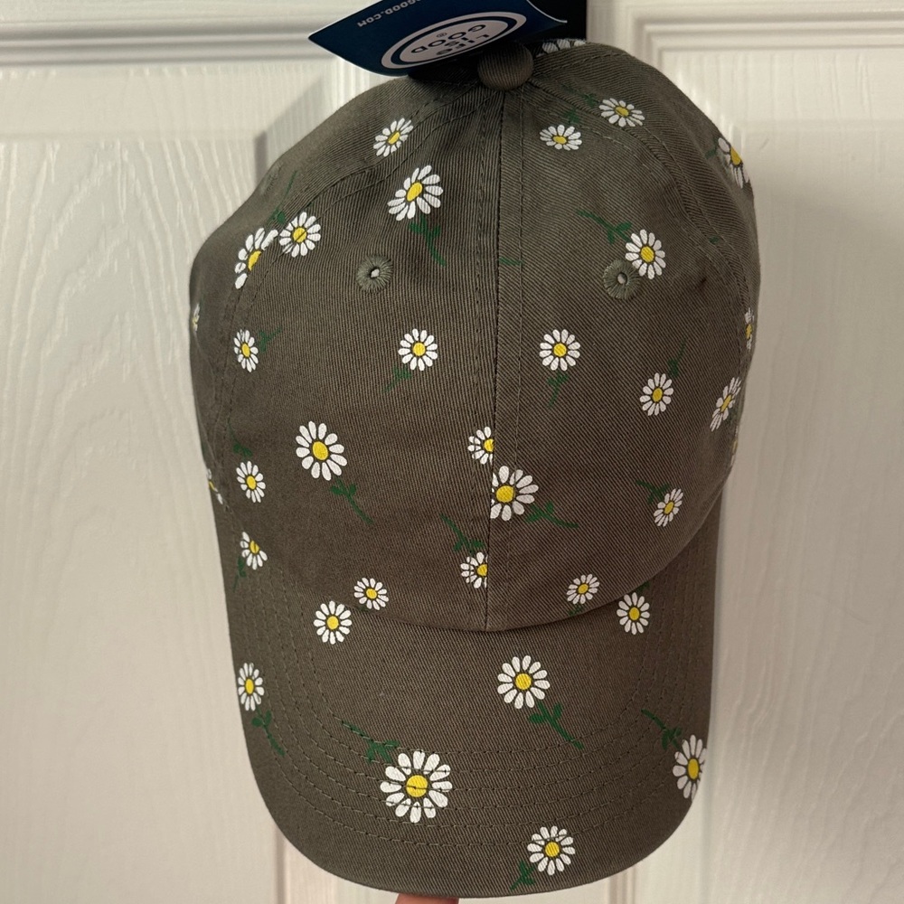 Life is good Floral Baseball Cap